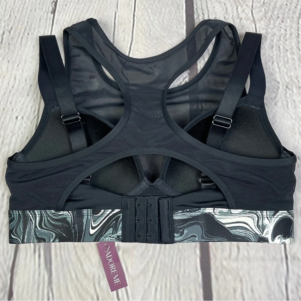 ADORE ME Micah Contour black sports bra NEW, size 32B